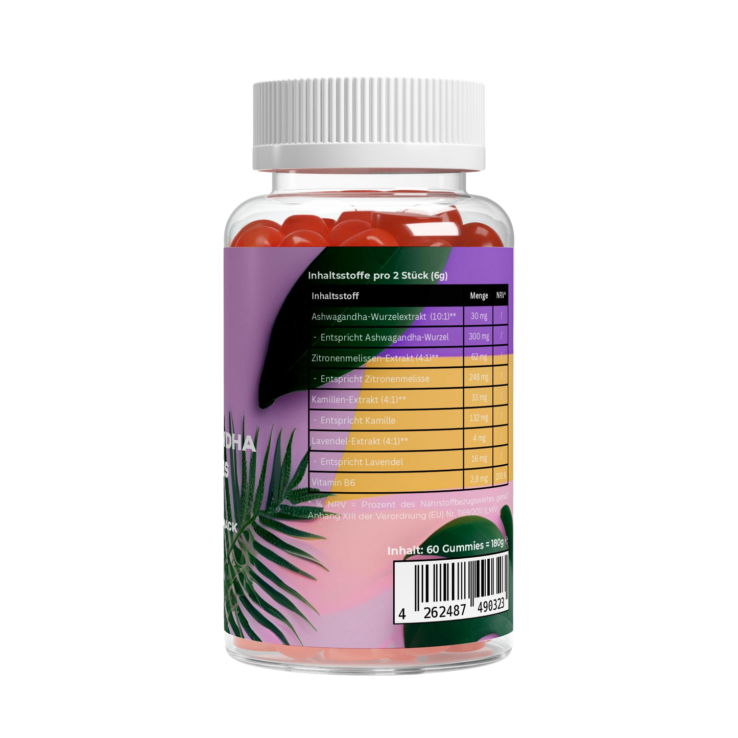 Ashwagandha + Vitamin B6 Gummies - 60 Stk.